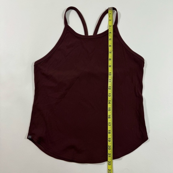 Lululemon X Barrys Stronger as One Ribbed Tank Top Midnight Maroon - Picture 6 of 6